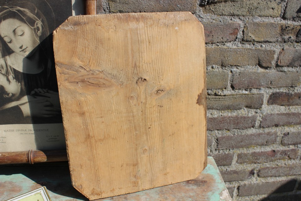 Oude houten broodplank