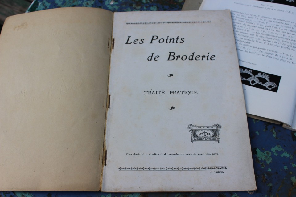 Set oude Franse handwerkboekjes Cartier Bresson