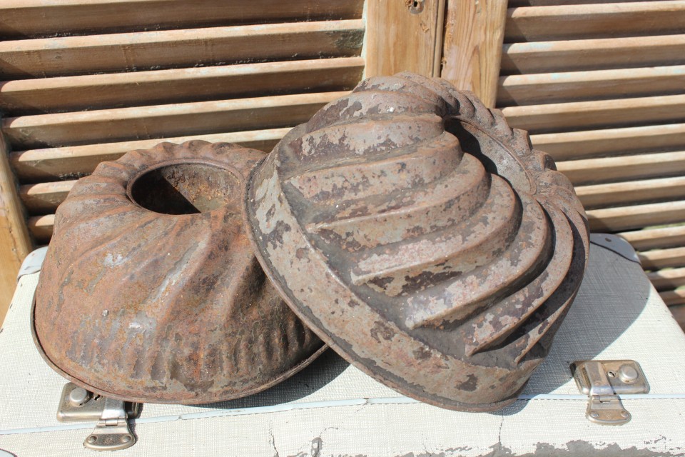 Oude metalen tulband