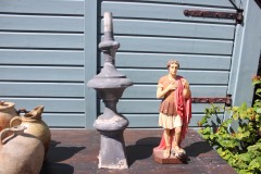 Brocante zinken Frans pinakel GERESERVEERD