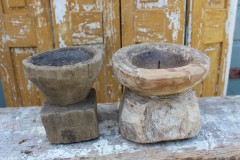 Set houten poeren