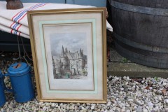 Brocante Franse prent Hotel de Sens