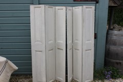 Set witte houten 3 luiken
